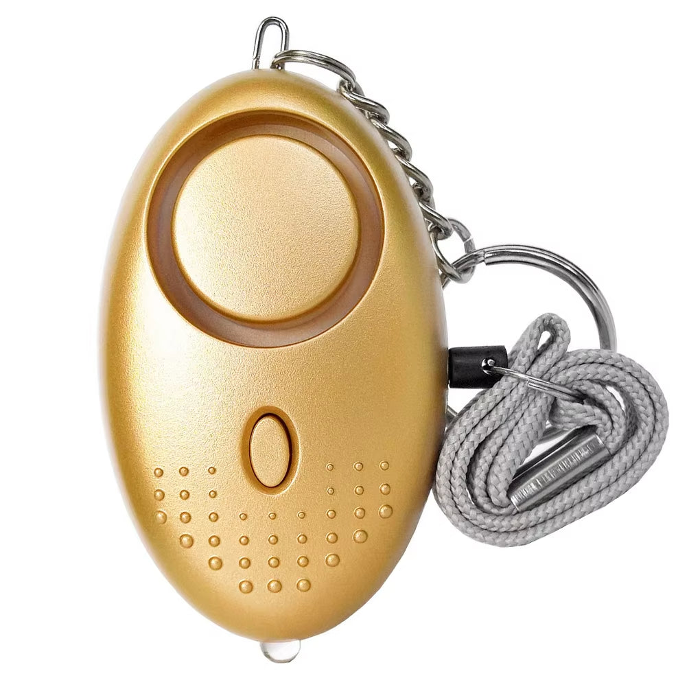 Alarm Keychain Safety Personal Keyring Emergency Portable Pocket Warning Sound Equipment Children Elderly Purple